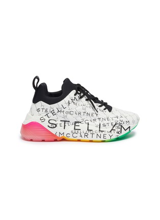 Main View - Click To Enlarge Main View - Click To Enlarge - STELLA MCCARTNEY - 'Eclypse' monogram print platform sneakers