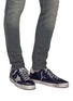 Figure View - Click To Enlarge - GOLDEN GOOSE - 'Superstar' crinkled effect leather sneakers