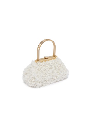Detail View - Click To Enlarge - CULT GAIA - 'Estelle Mini' faux shearling lady bag