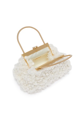 Detail View - Click To Enlarge - CULT GAIA - 'Estelle Mini' faux shearling lady bag