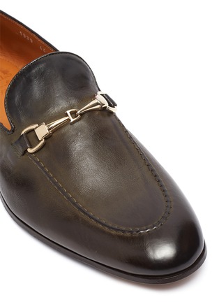 Detail View - Click To Enlarge - DOUCAL'S - 'Pana' horsebit leather loafers