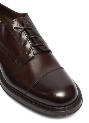 Detail View - Click To Enlarge - DOUCAL'S - 'Polo' leather Derbies