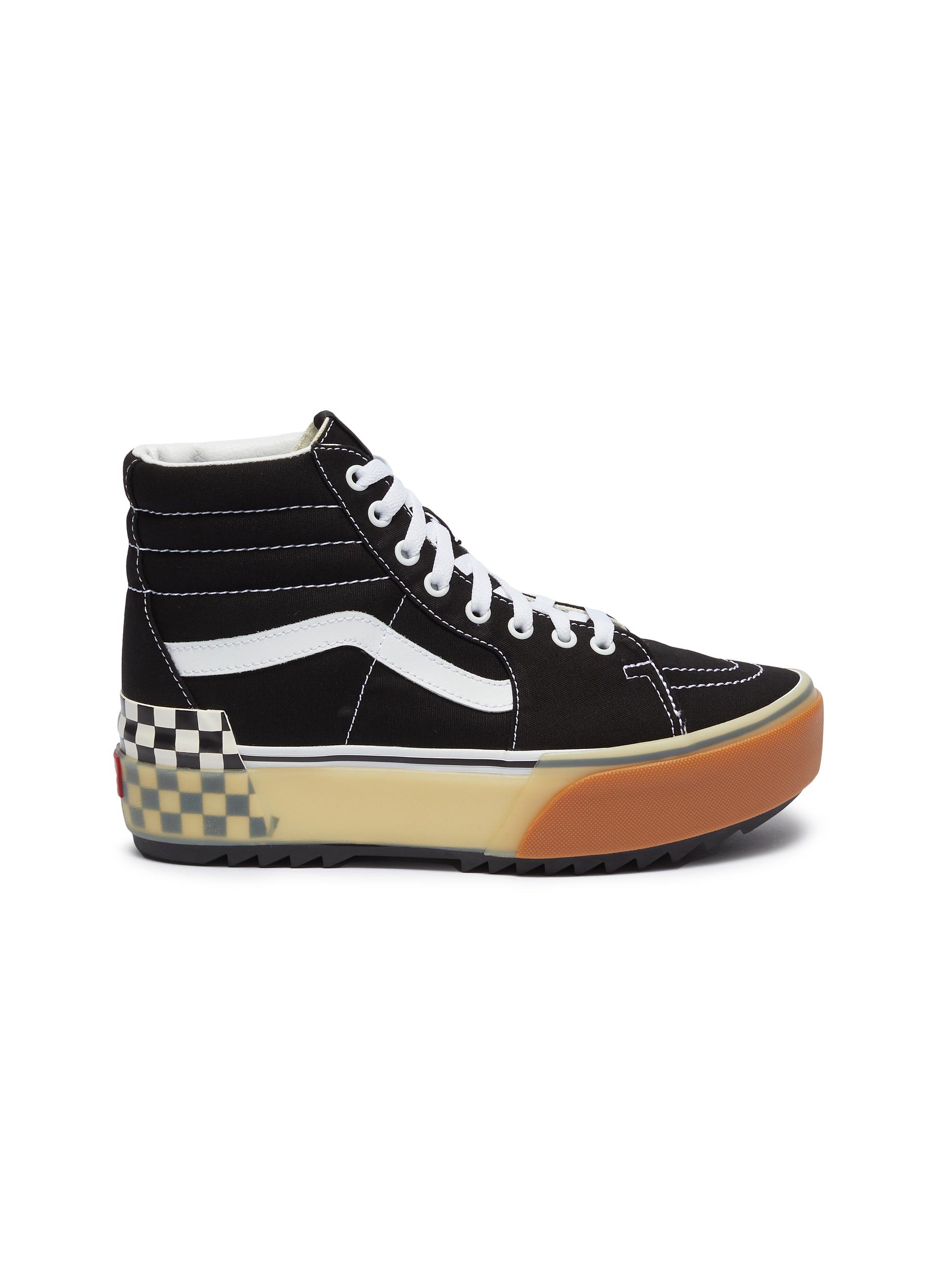 Sk8-Hi Stacked canvas flatform sneakers by Vans | Coshio Online Shop