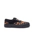 Main View - Click To Enlarge - GOOD NEWS - 'Softball 2' cotton panel leopard print wool sneakers