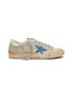 Main View - Click To Enlarge - GOLDEN GOOSE - 'Superstar' paint stroke leather sneakers