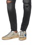 Figure View - Click To Enlarge - GOLDEN GOOSE - 'Superstar' paint stroke leather sneakers