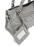 Detail View - Click To Enlarge - BALENCIAGA - 'Classic City' mini croc embossed leather shoulder bag