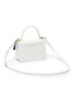 Detail View - Click To Enlarge - BALENCIAGA - 'Sharp XS' lizard embossed leather shoulder bag