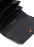 Detail View - Click To Enlarge - BALENCIAGA - Ville' logo print accordion leather card holder