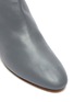 Detail View - Click To Enlarge - GRAY MATTERS - Egg heel leather ankle boots