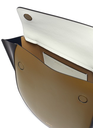 Detail View - Click To Enlarge - WANDLER - Hortensia' colourblocked medium leather shoulder bag