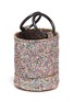 Detail View - Click To Enlarge - SIMON MILLER - 'Bonsai 15cm' coarse glitter bucket bag