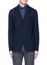 Main View - Click To Enlarge - BARENA - 'Torceo Doni' diamond jacquard jersey soft blazer