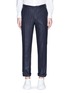 Main View - Click To Enlarge - EIDOS - Stripe silk-linen-wool pants
