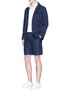 Figure View - Click To Enlarge - EIDOS - Cotton-linen field jacket