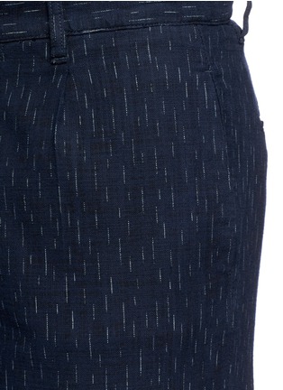 Detail View - Click To Enlarge - EIDOS - Dash print wide leg hopsack pants