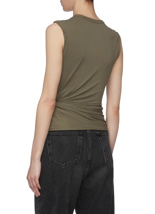 Back View - Click To Enlarge - T BY ALEXANDER WANG - Ruched twist tank top