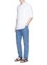Figure View - Click To Enlarge - EIDOS - Cotton chambray pants
