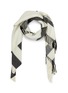 Main View - Click To Enlarge - BURBERRY - Half Mega check cashmere bandana scarf