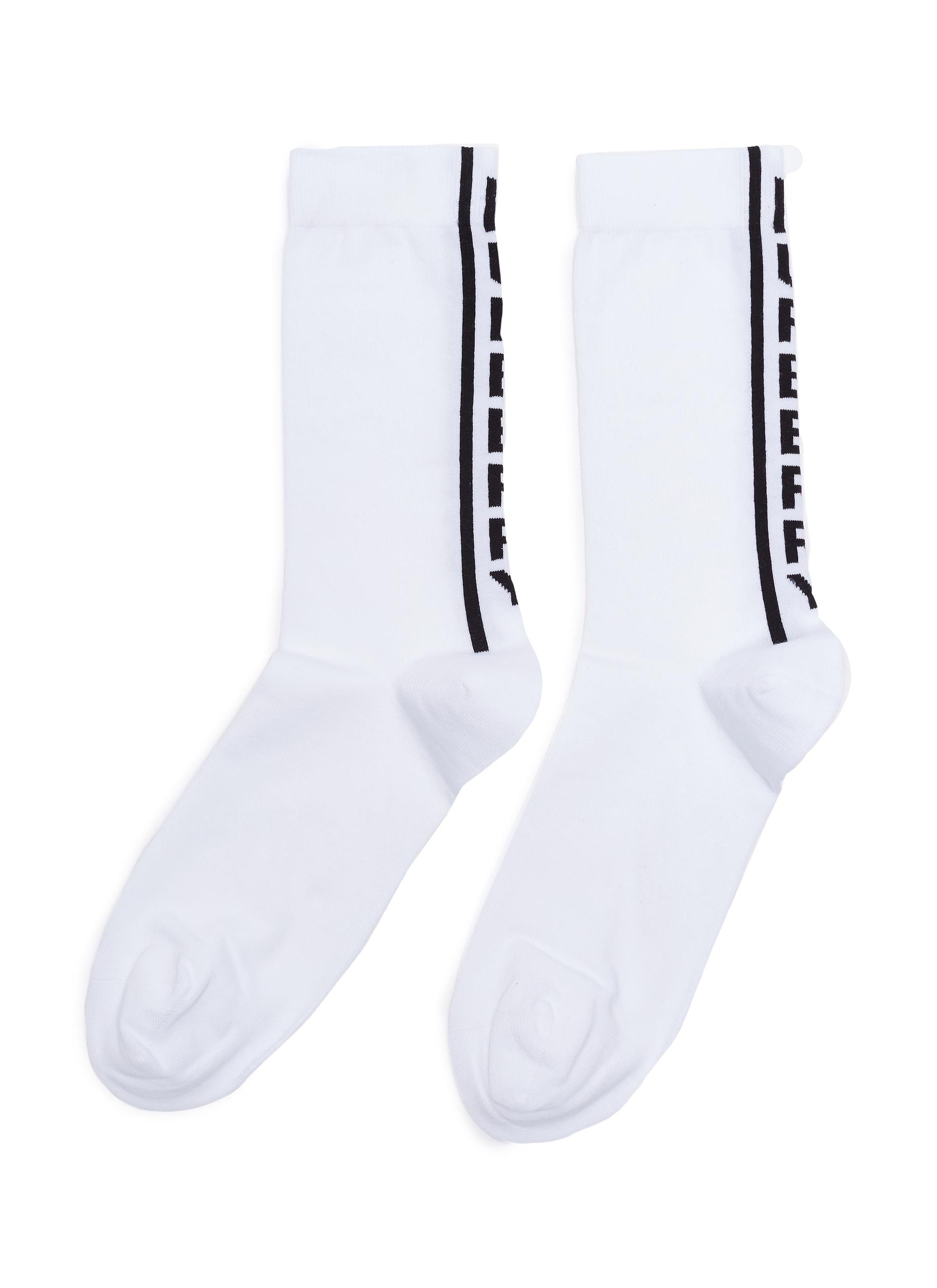 burberry logo socks