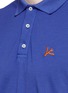 Detail View - Click To Enlarge - ISAIA - Coral logo embroidered polo shirt