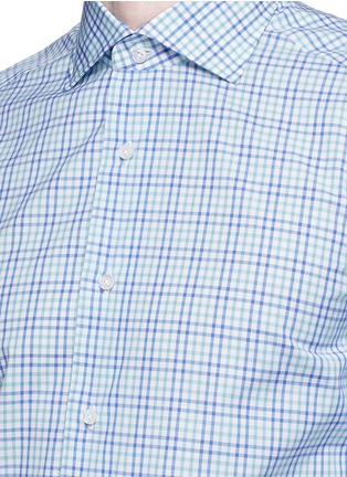Detail View - Click To Enlarge - ISAIA - 'Milano' check plaid shirt