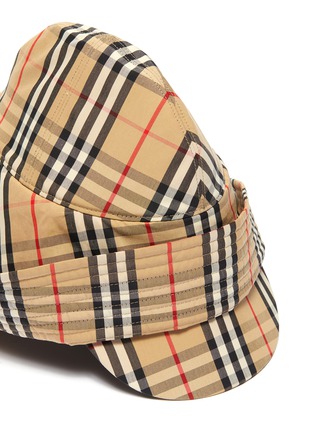 Detail View - Click To Enlarge - BURBERRY - Vintage check rain hat