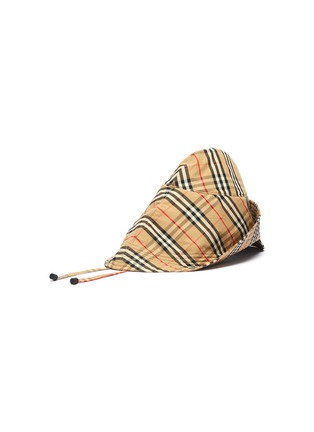 Figure View - Click To Enlarge - BURBERRY - Vintage check rain hat