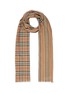 Main View - Click To Enlarge - BURBERRY - Icon stripe Vintage check wool-silk gauze scarf
