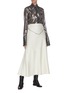 Figure View - Click To Enlarge - ELLERY - 'Critical Acclaim' pearl beaded belt-detailed maxi skirt
