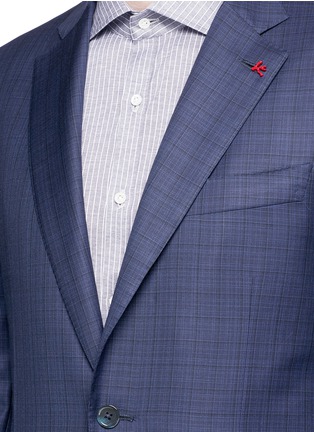  - ISAIA - 'Gregory' check plaid wool suit