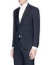 Detail View - Click To Enlarge - ISAIA - 'Gregory' repp trim wool tuxedo suit