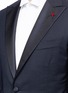  - ISAIA - 'Gregory' repp trim wool tuxedo suit