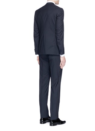 Back View - Click To Enlarge - ISAIA - 'Gregory' repp trim wool tuxedo suit