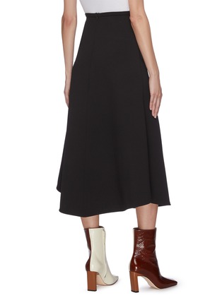 Back View - Click To Enlarge - ELLERY - 'Moonshadow' split-front flared midi skirt