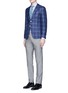 Figure View - Click To Enlarge - ISAIA - 'Cortina' check plaid blazer