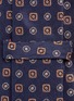 Detail View - Click To Enlarge - ISAIA - Floral wheel jacquard seven fold silk tie