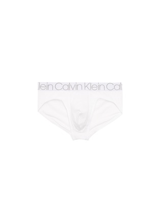 Main View - Click To Enlarge - CALVIN KLEIN UNDERWEAR - 'CK Complex' logo waistband cotton briefs