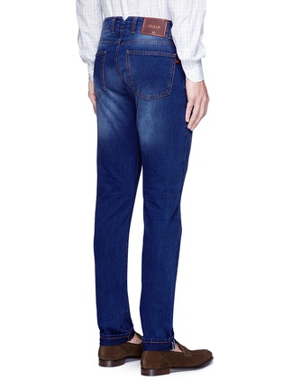 Back View - Click To Enlarge - ISAIA - Slim fit selvedge jeans