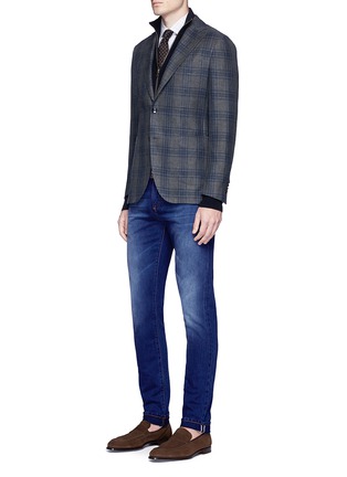 Figure View - Click To Enlarge - ISAIA - Slim fit selvedge jeans