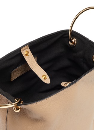Detail View - Click To Enlarge - STRATHBERRY - 'Lana Nano' leather bucket bag