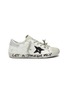 Main View - Click To Enlarge - GOLDEN GOOSE - 'Superstar' slogan print outsole leather sneakers
