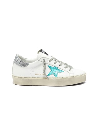 Main View - Click To Enlarge - GOLDEN GOOSE - 'Hi Star' leather flatform sneakers
