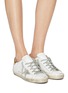 Figure View - Click To Enlarge - GOLDEN GOOSE - 'Superstar' embossed collar leather sneakers
