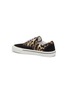  - BURBERRY - 'Wilson' suede panel leopard print canvas skate sneakers