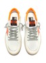 Detail View - Click To Enlarge - GOLDEN GOOSE - 'Ball Star' glitter counter leather sneakers