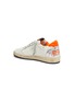  - GOLDEN GOOSE - 'Ball Star' glitter counter leather sneakers