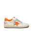 Main View - Click To Enlarge - GOLDEN GOOSE - 'Ball Star' glitter counter leather sneakers