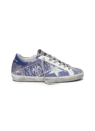 Main View - Click To Enlarge - GOLDEN GOOSE - 'Superstar' bandana print canvas sneakers