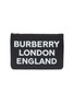Main View - Click To Enlarge - BURBERRY - Logo print leather zip pouch